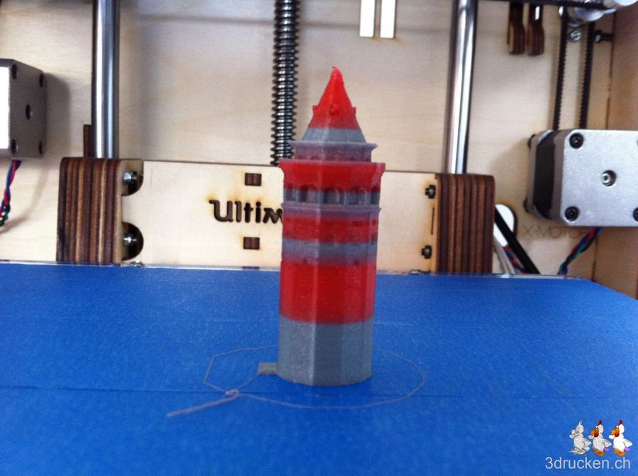 Silver-Red Galata Tower