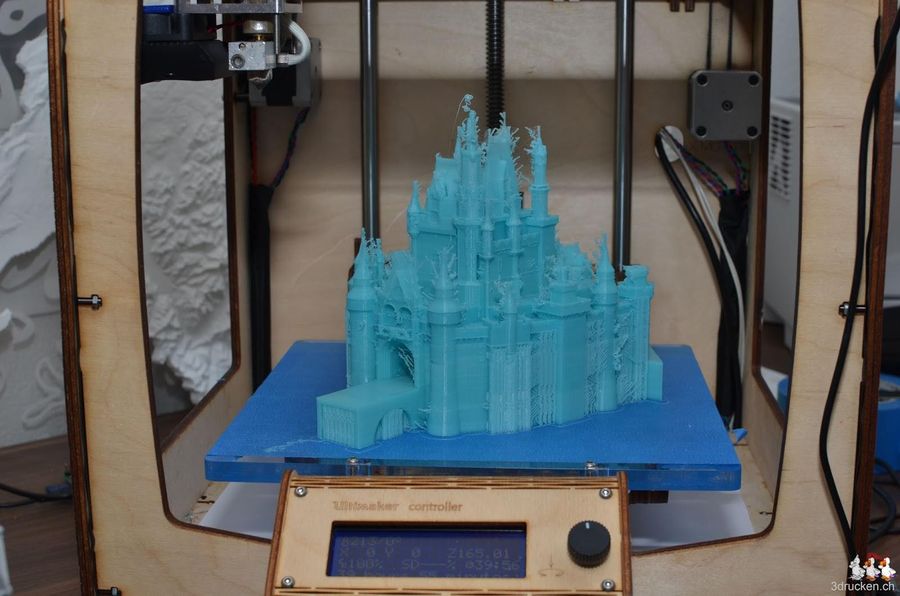Disney Schloss mit netfabb Studio repariert