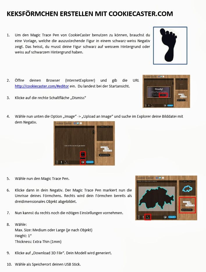 Anleitung zum CookieCaster