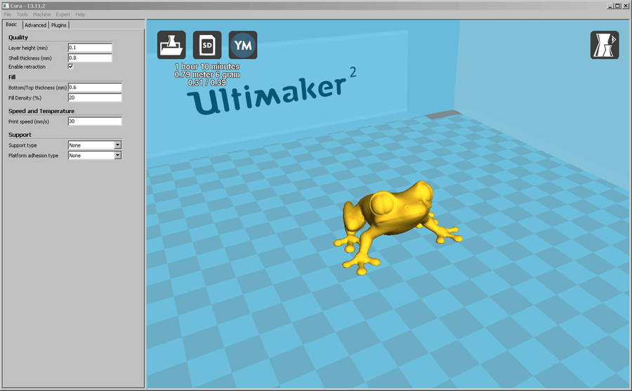 Tuning am Ultimaker 2 mit Cura