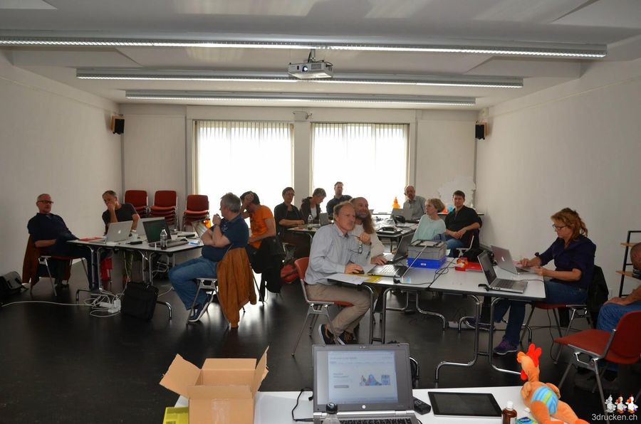 Werkstatt 3D-Drucken in der Schule: Zweiter Kurstag