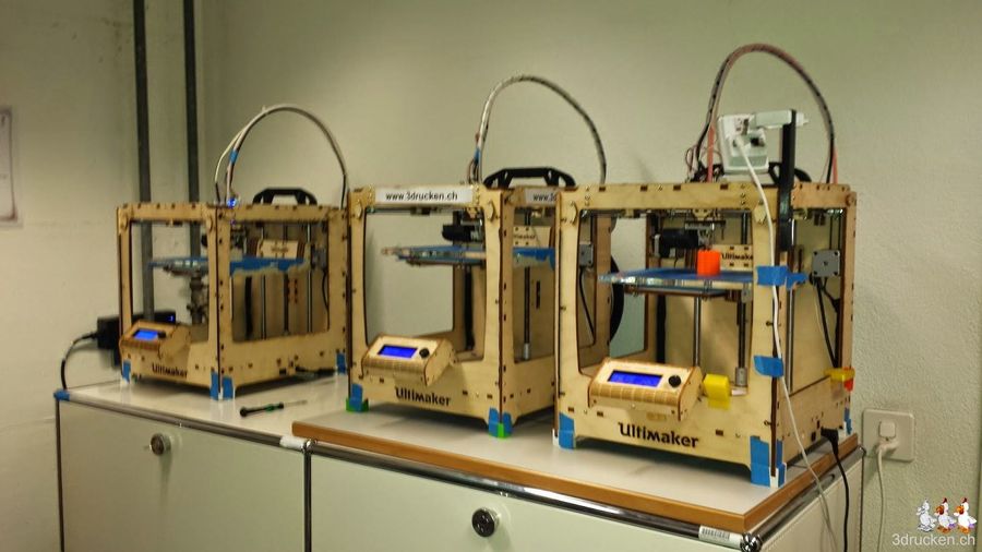 Heute liefen unsere Ultimaker heiss