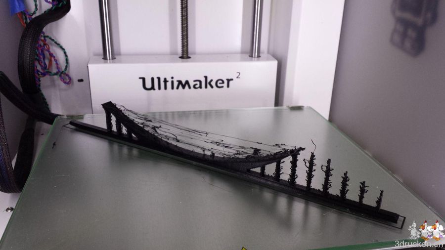 Erste Versuche mit der Salginatobelbrücke