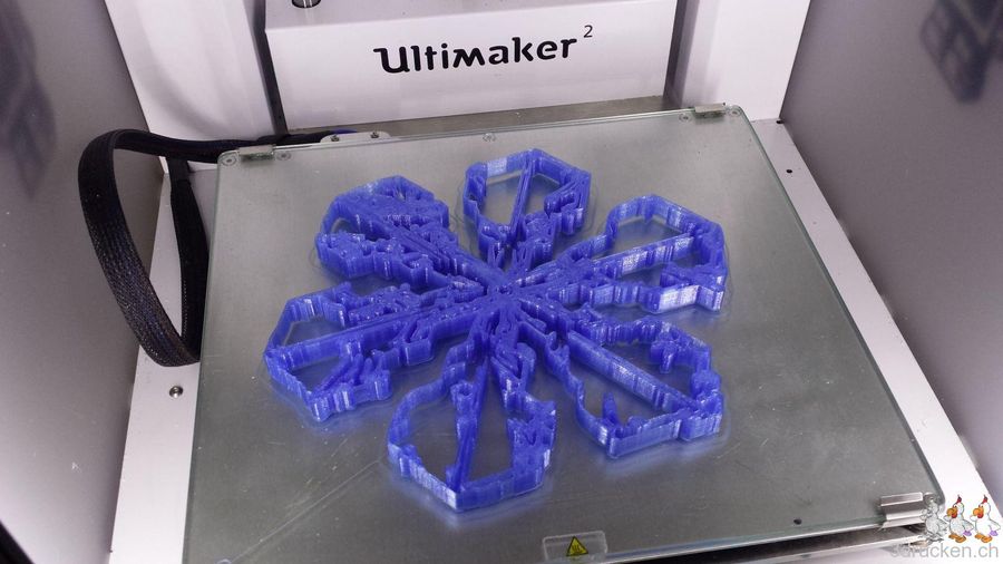 Neuschneekristalle Umrisse