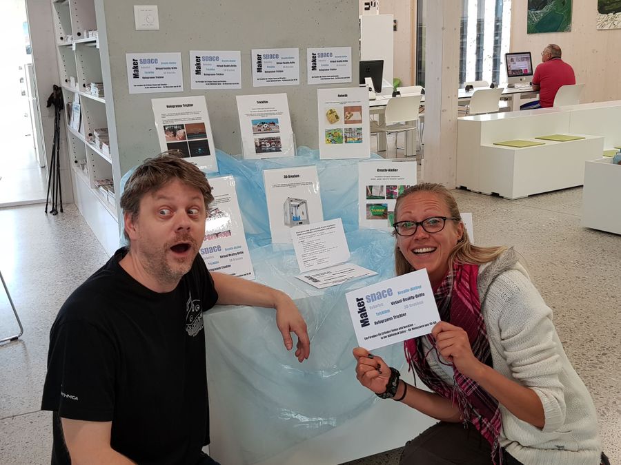 Makerspace in der Bibliothek Spiez