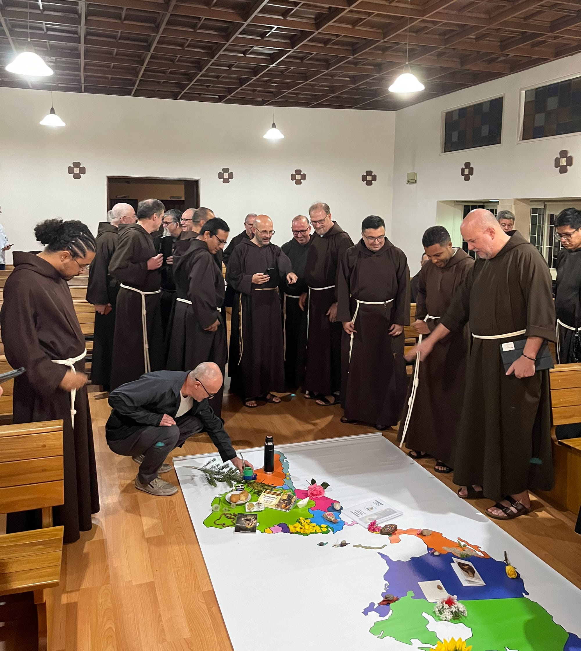 Friars at the Encuentro Pan Americano.