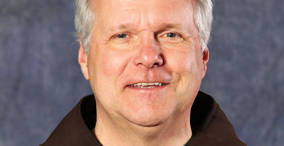 Color photo portrait of Friar Mark Joseph Costello, OFM Cap.