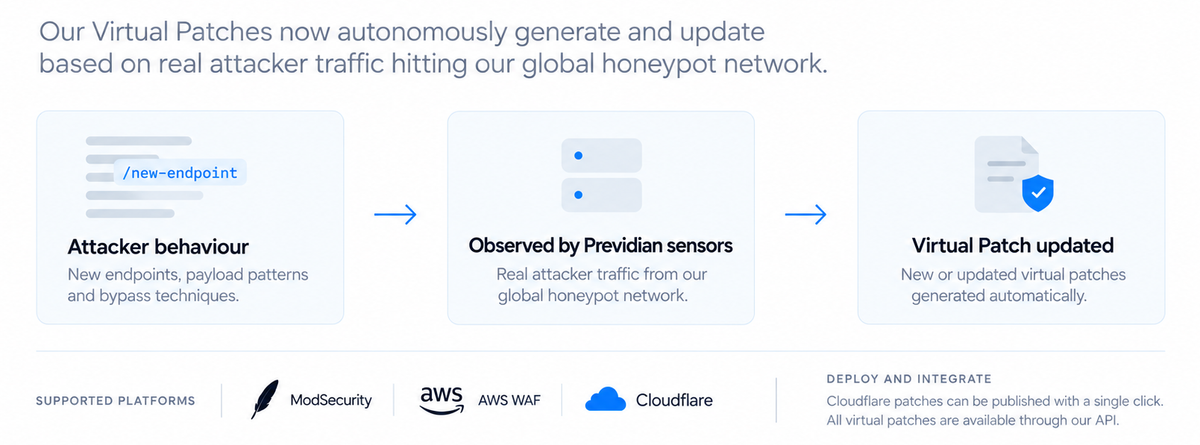 Virtual patches that evolve with attackers