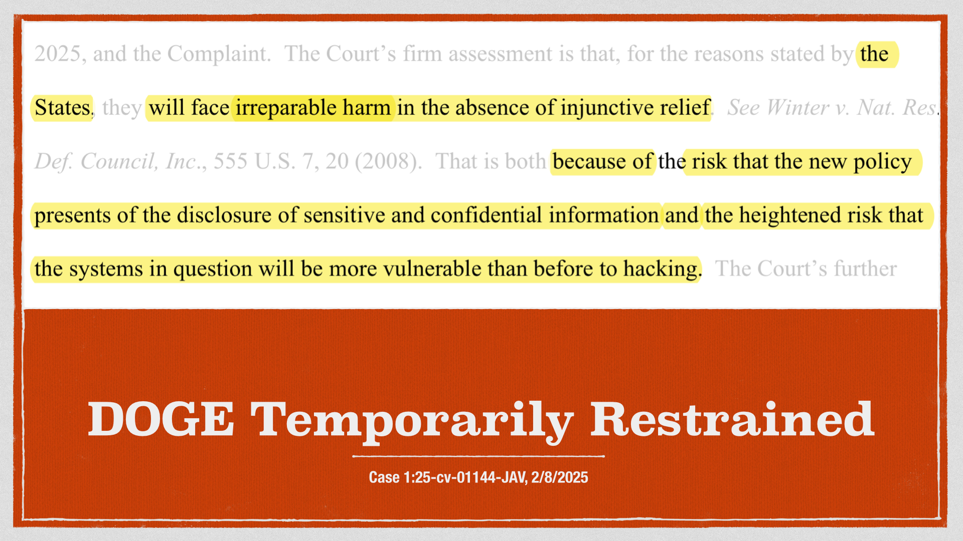 Federal Judge Blocks DOGE’s Access to Treasury Payment Systems with Temporary Restraining Order