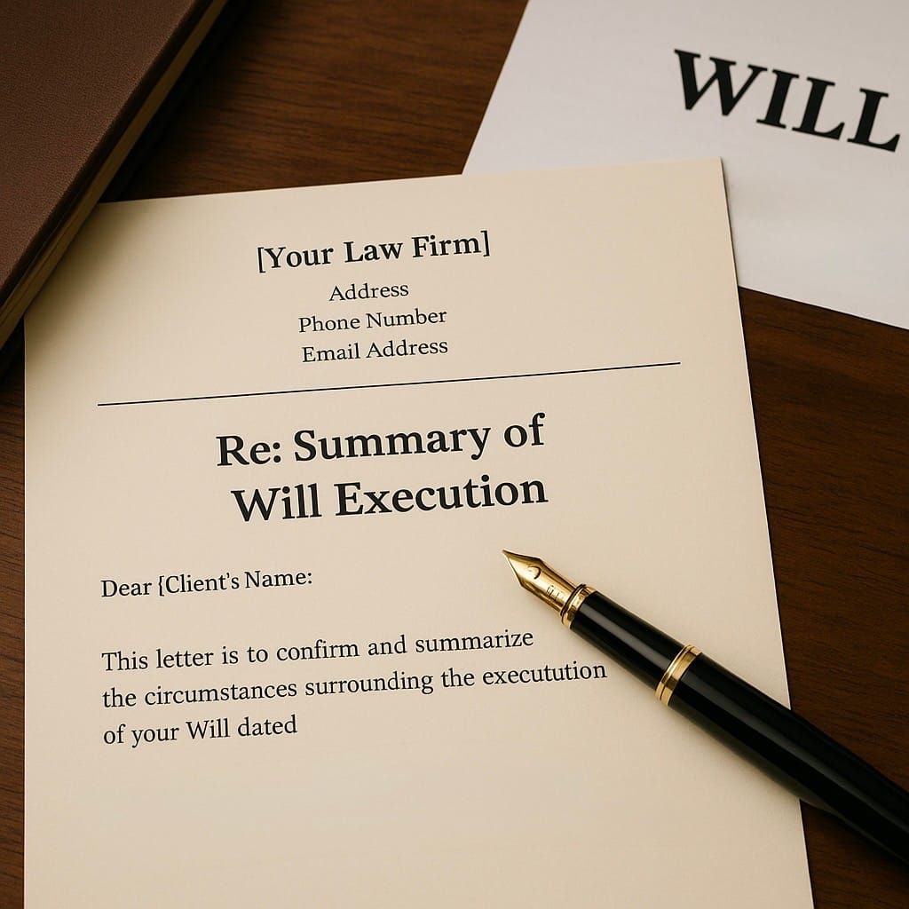 🔑 Why Every NY Will Execution Deserves a Follow-Up Letter (Sample Form)