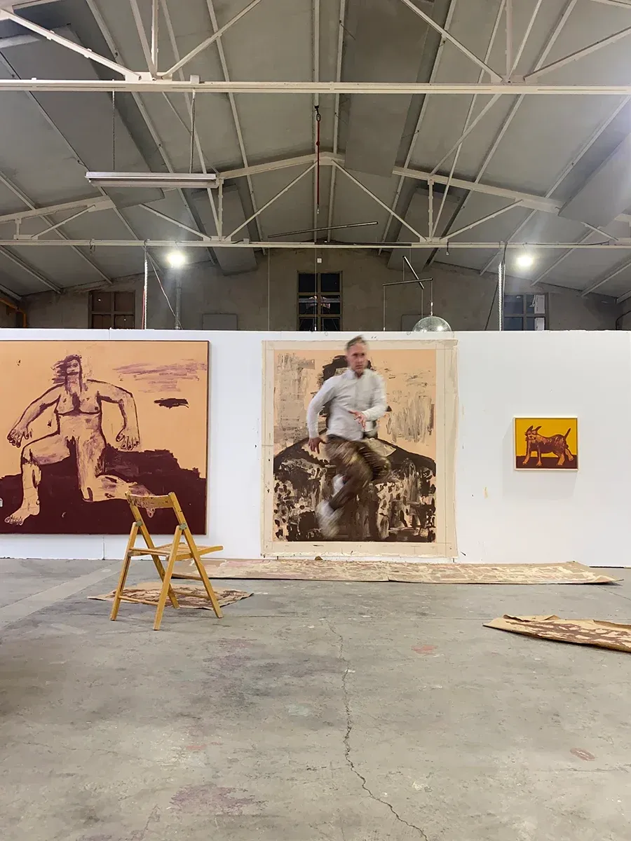 alzueta gallery, kottie paloma, emerging artist, residency, painting now Spain, 2024