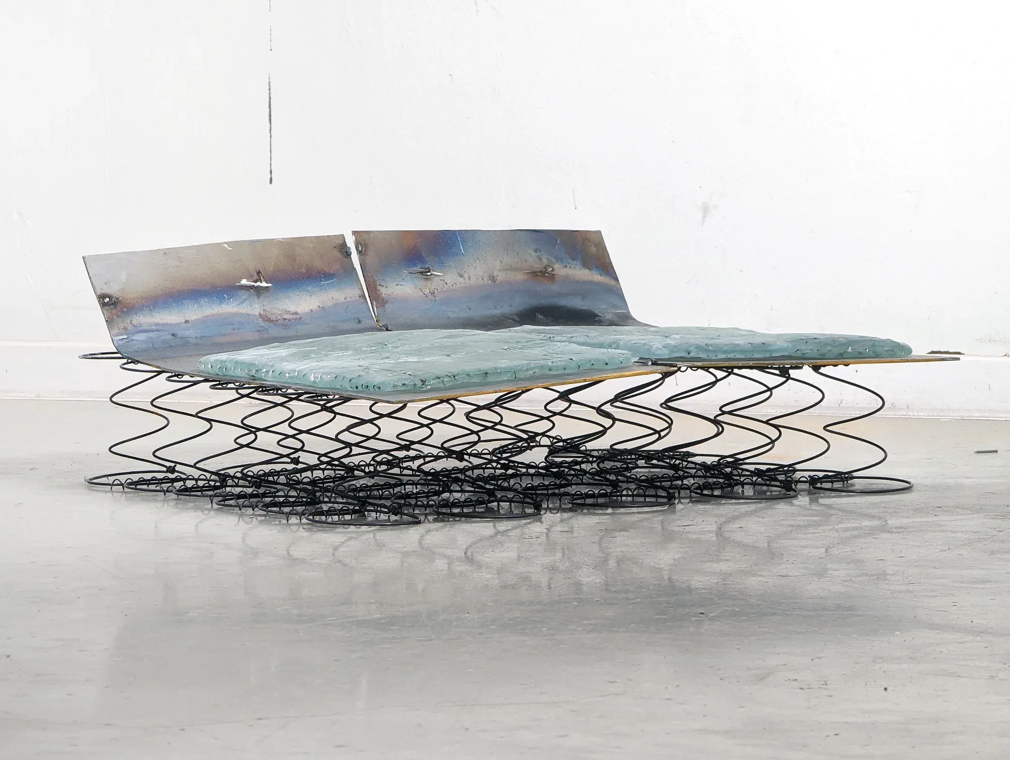 contemporary artists now, Anton Adamer, showcase his new works, a sculpture like an installation