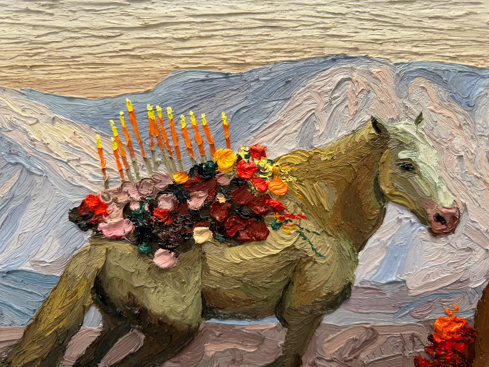 javier ruíz, oil painting to discover, 2024, figurative art now, 