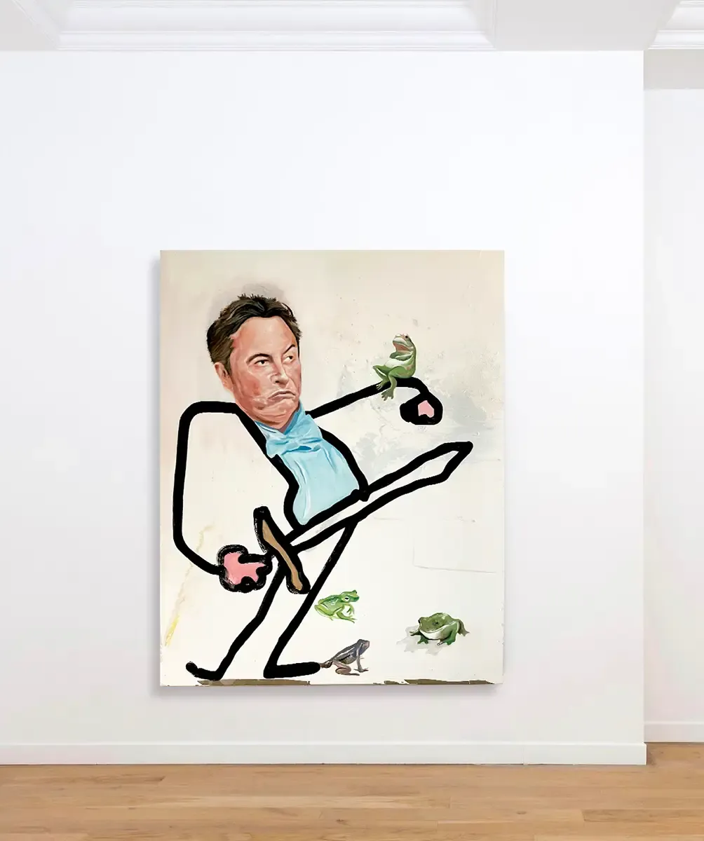 elon musk painting by David Rosado