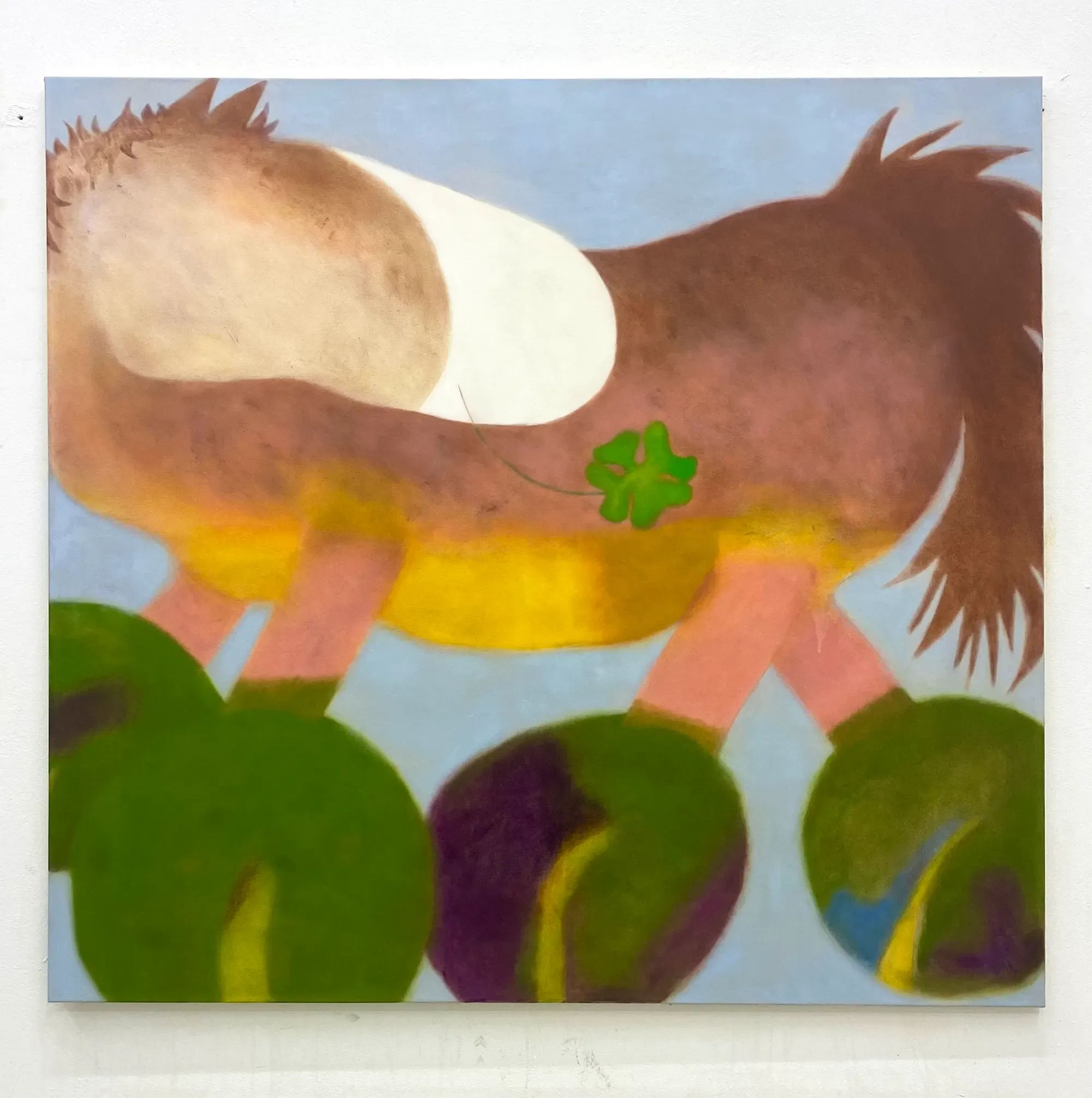 contemporary artists now, artist Karim huessein in best of painting by young artists 