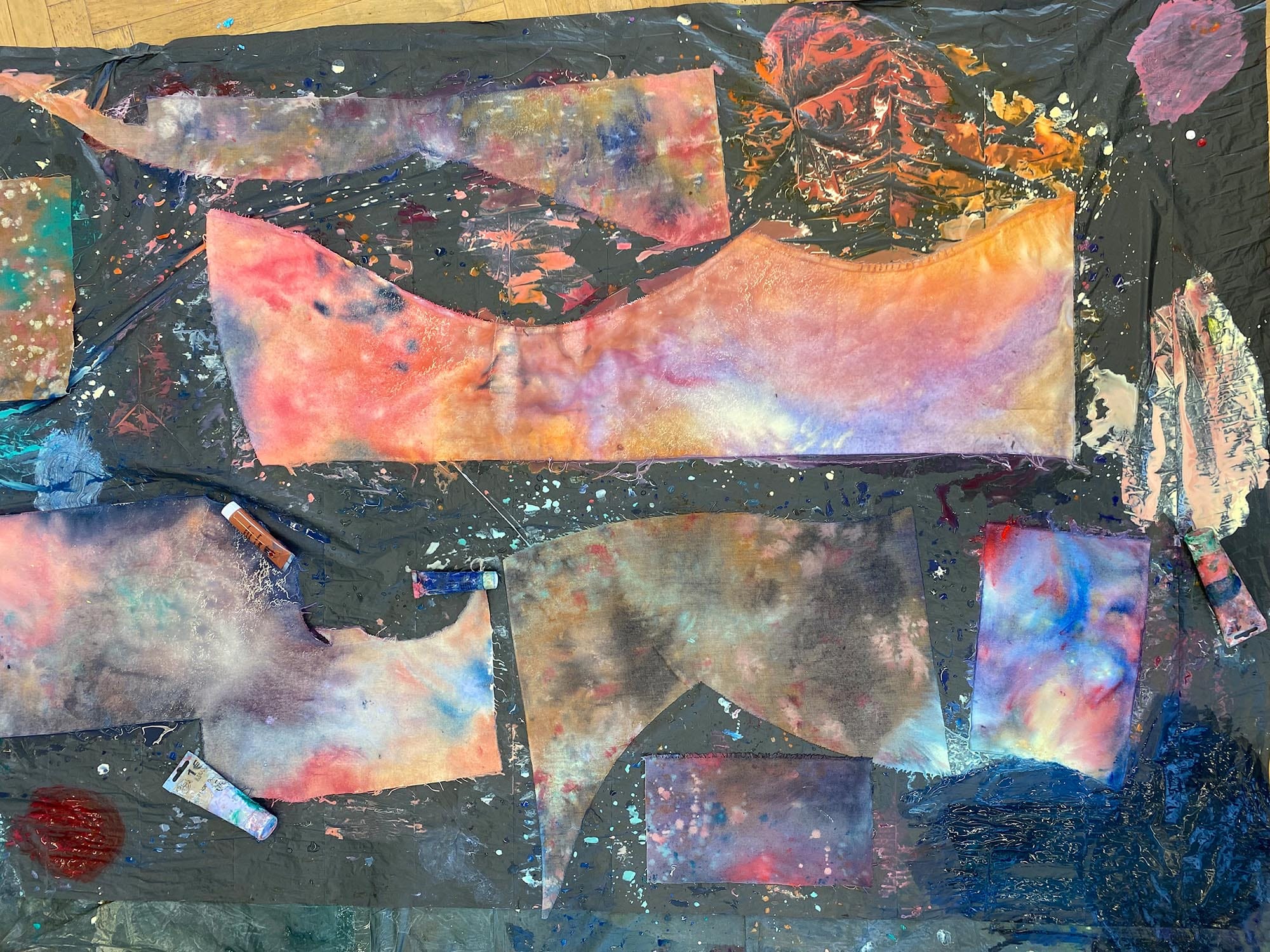 meike legler, contemporary artist, textile, abstract