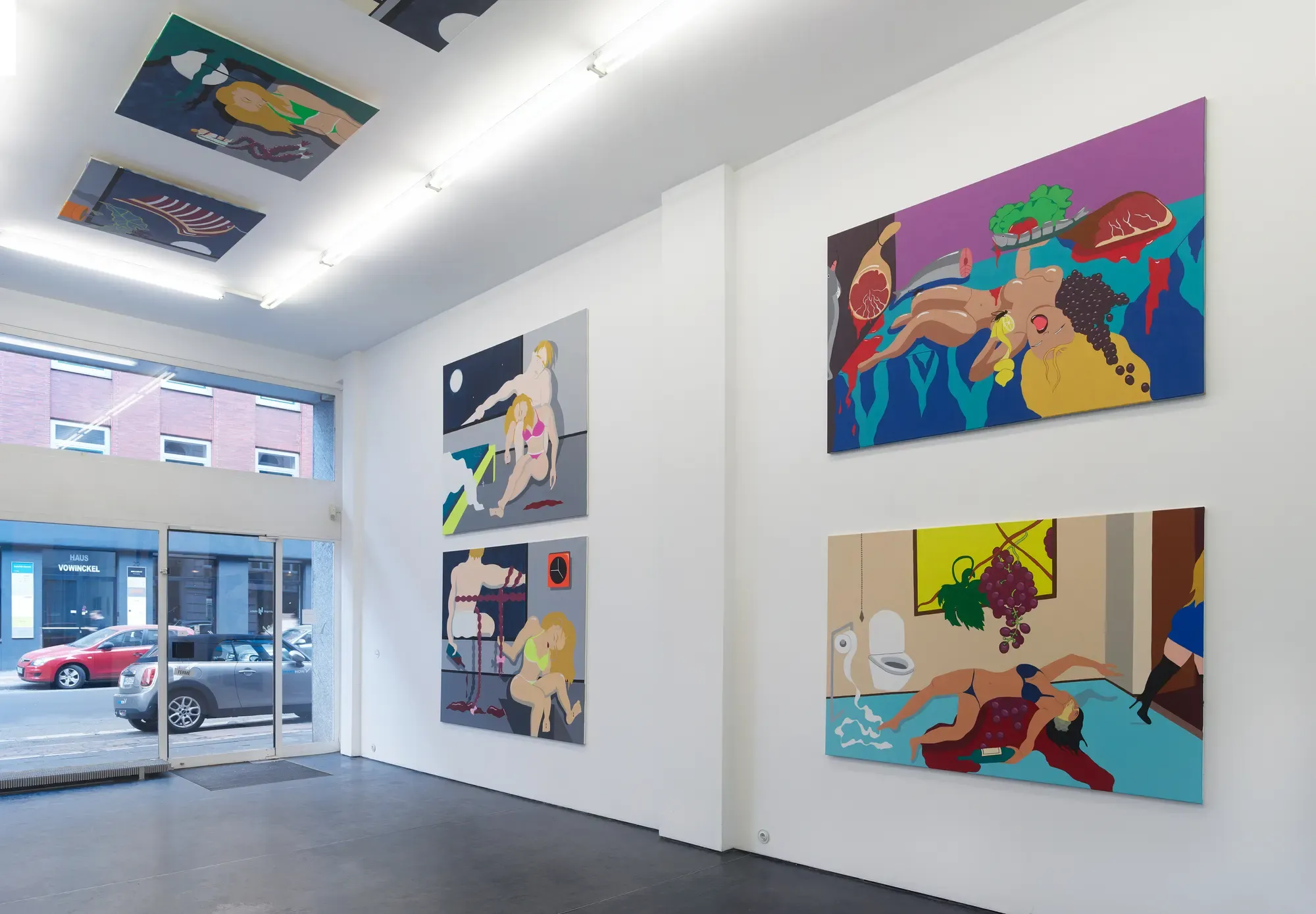 installation view Rosina Rosinski artworks. 