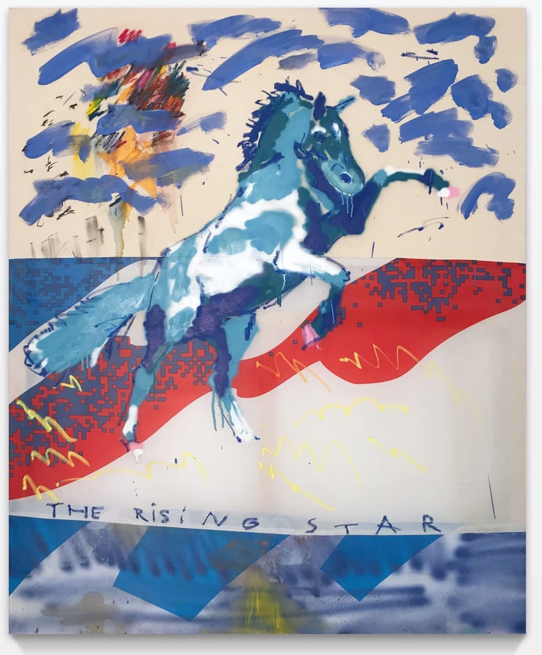 visual art with horses