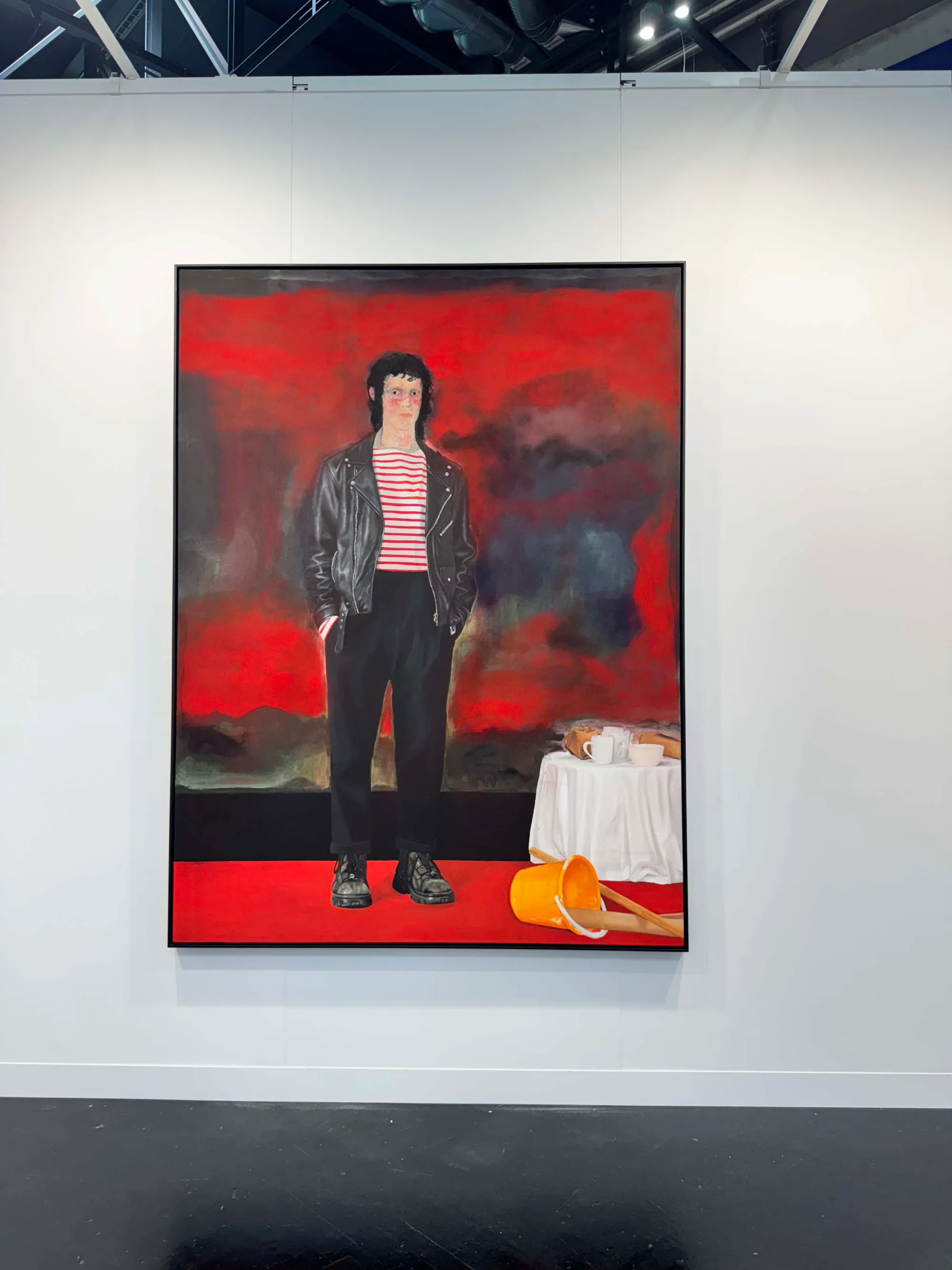 Jannis Varelas, painting, figurative contemporary art, Galerie Krinzinger, Vienna Contemporary 2025.