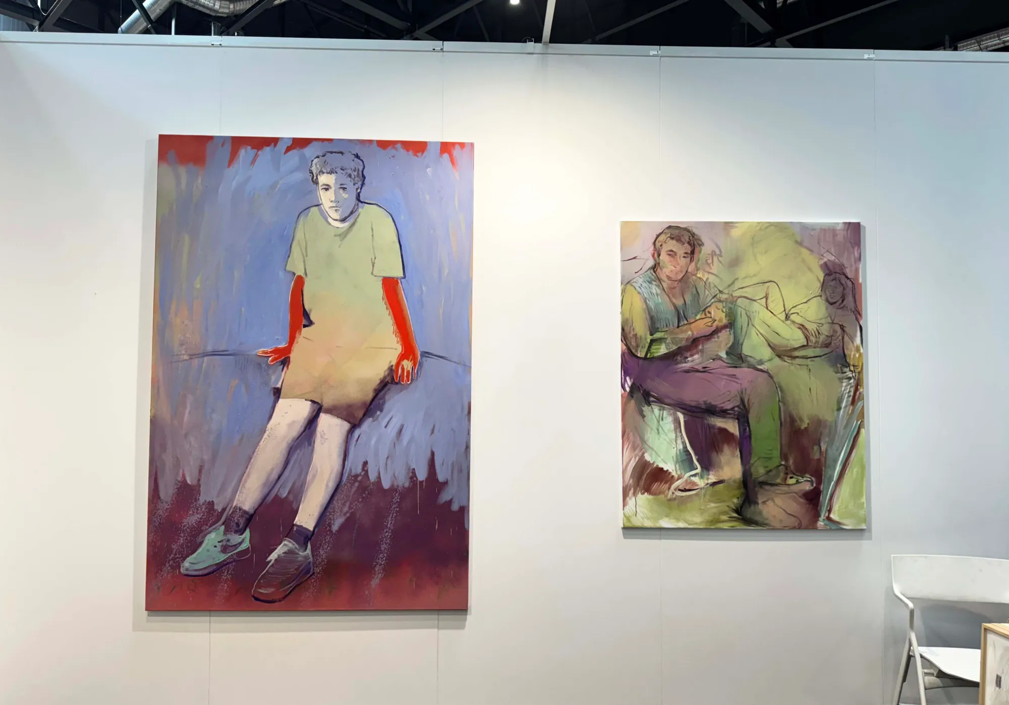 Jakub Čuška, figurative painting, Jiri Švestka Gallery, Vienna Contemporary 2025.