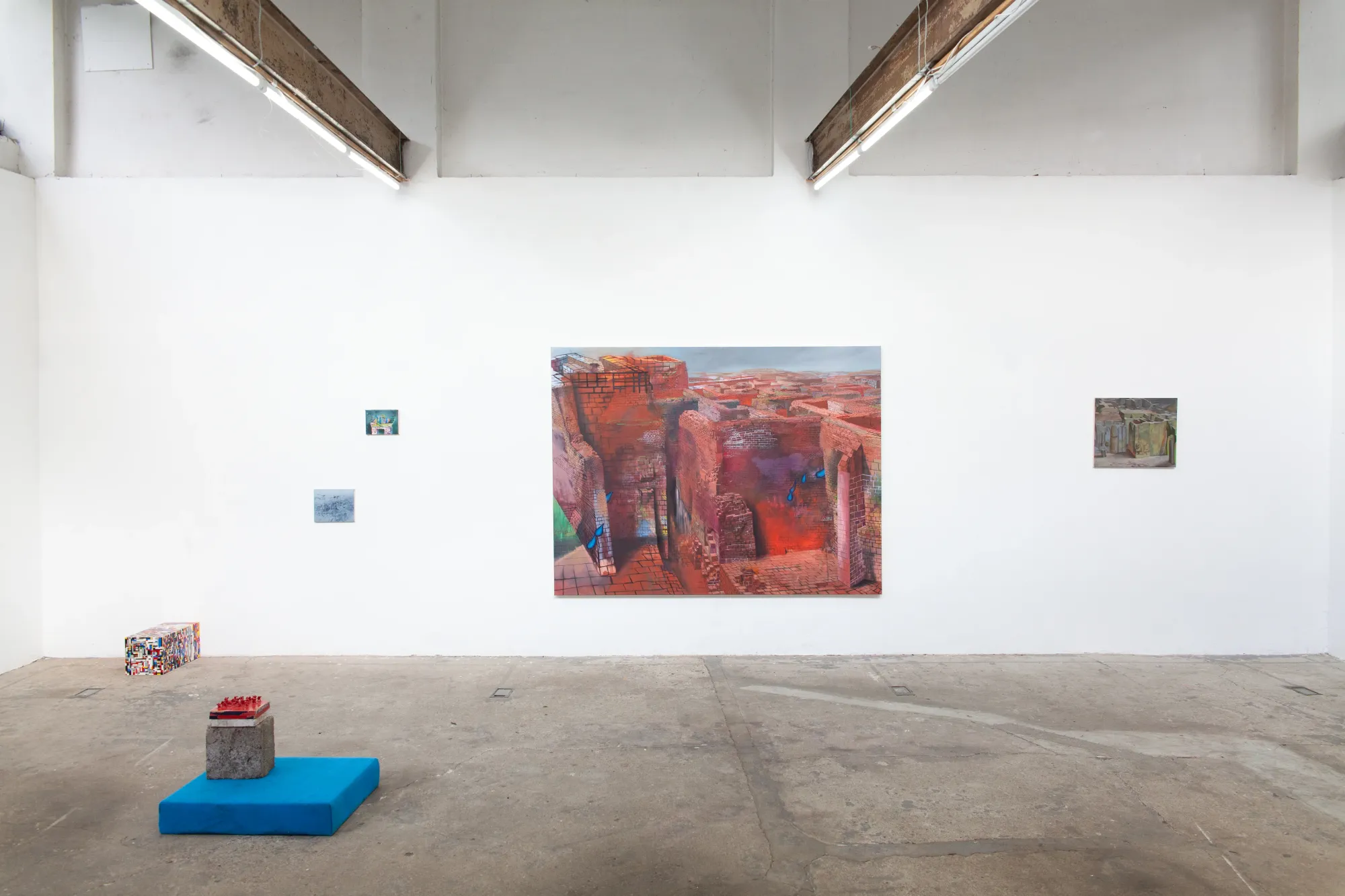 Martin Schuster exhibition view, “Freed from Desire,” C. Rockefeller Center, Dresden.