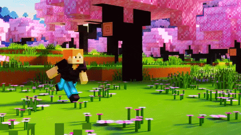 Collaborative Minecraft city build showing multiple players constructing together, symbolizing shared authorship, teamwork, and the dissolving of boundaries through collective digital creation