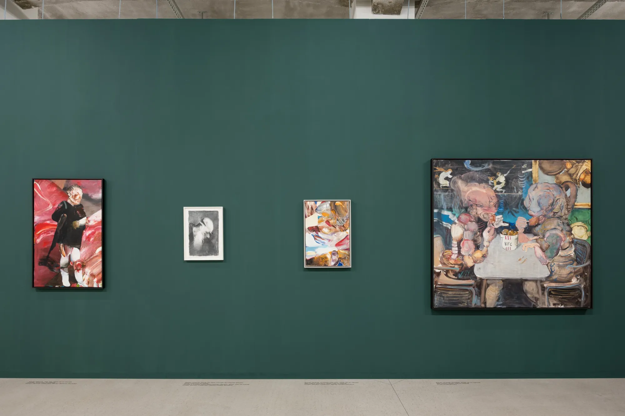 Adrian Ghenie- figurative painting -Transylvanian Painting Today - Exhibition View 