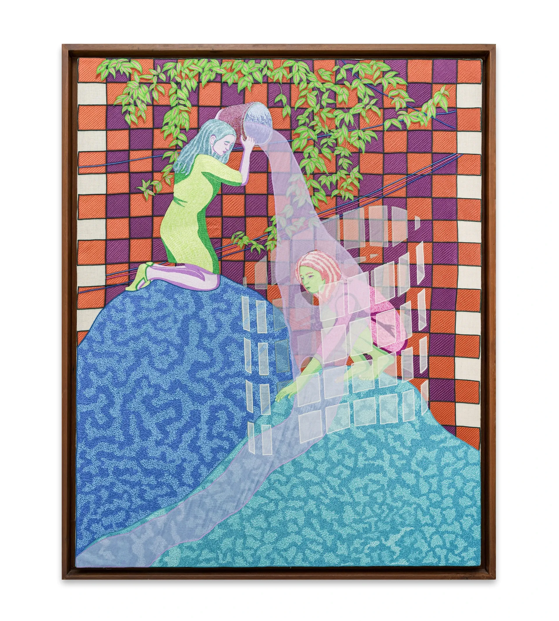 Lauren Januhowsk new textile artist now - artist in focus - ready work - the thread goes both ways 