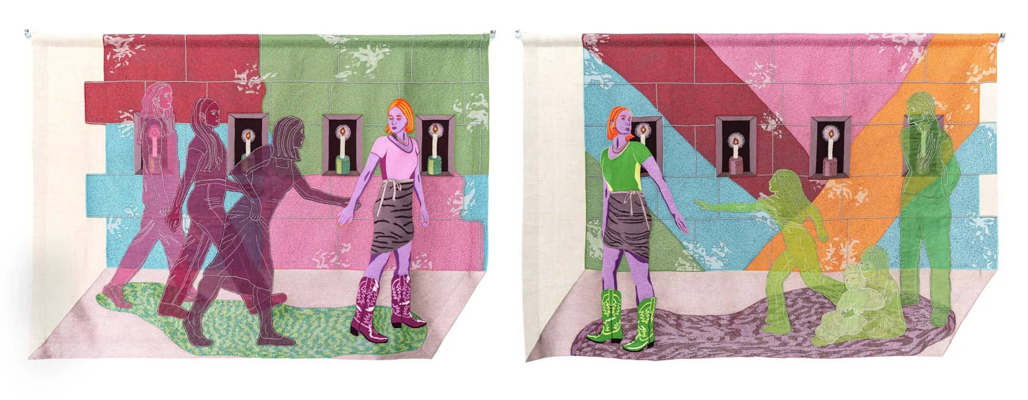 Lauren Januhowsk  Walking in Lucknow: Ancestors figurative work artist to watch