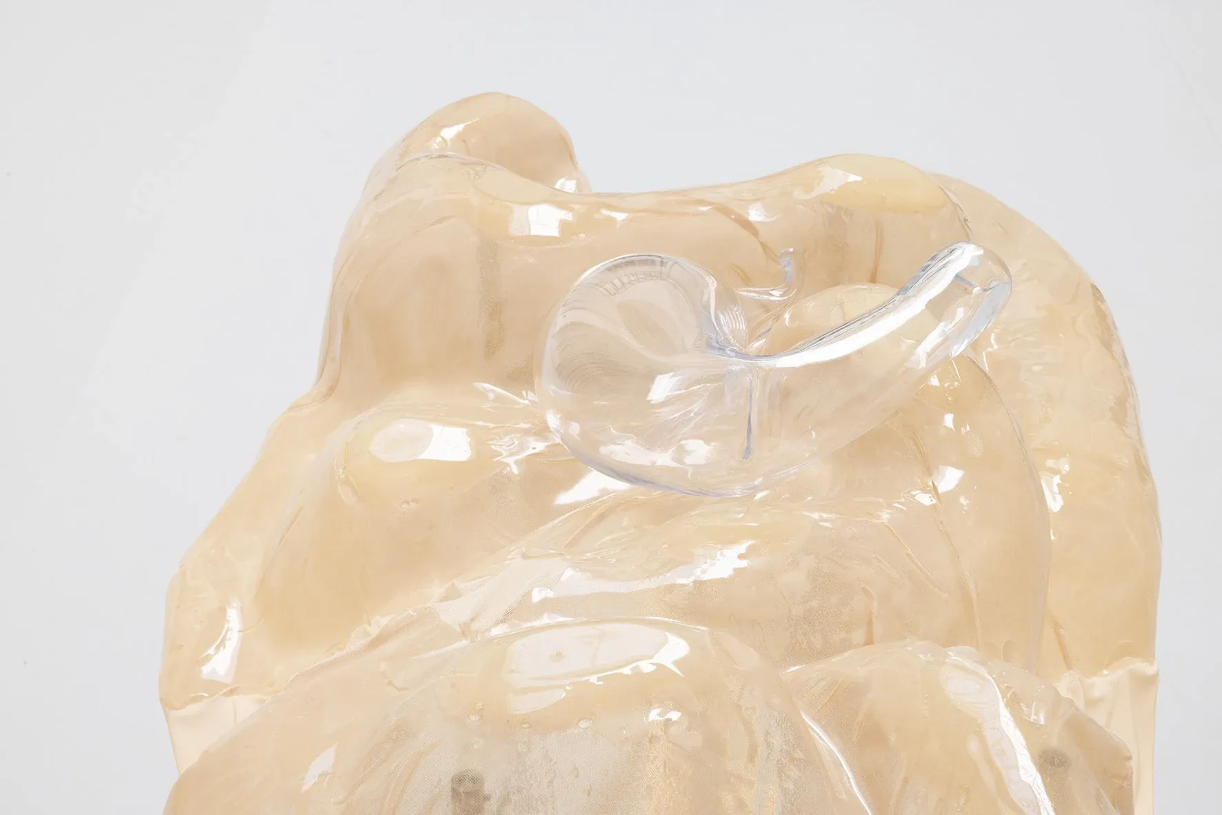 Pakui Hardware The Host detail translucent resin organic sculpture PART Vienna exhibition