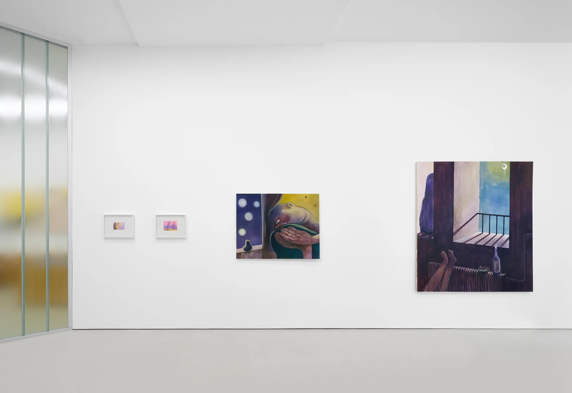 wentrup gallery berlin , exhibition, view into Jeehye Song new paintings