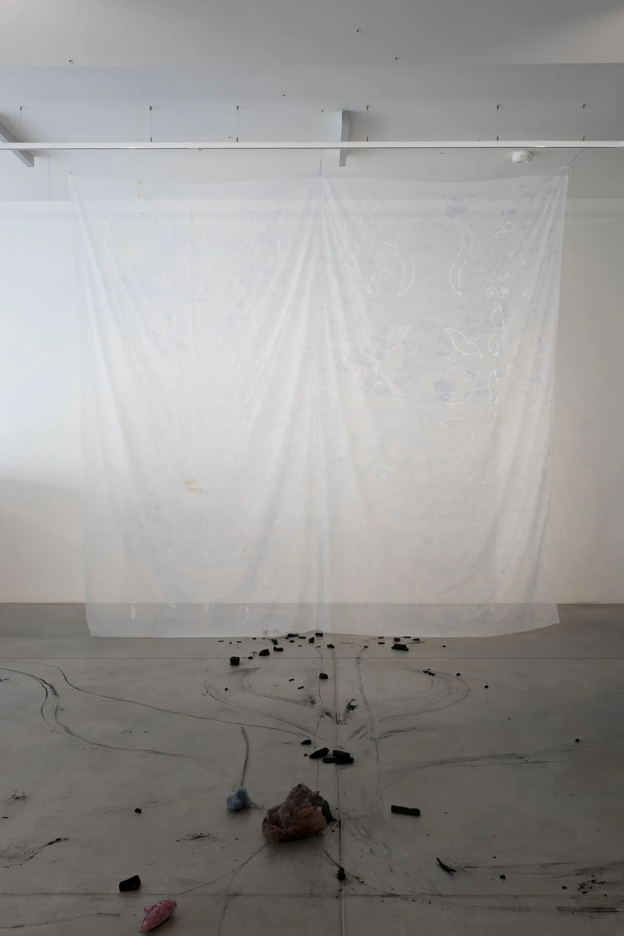 Limi.noko - artist- installation and performance , object based sculpture installation LUFT Festival Ostrava contemporary art gallery