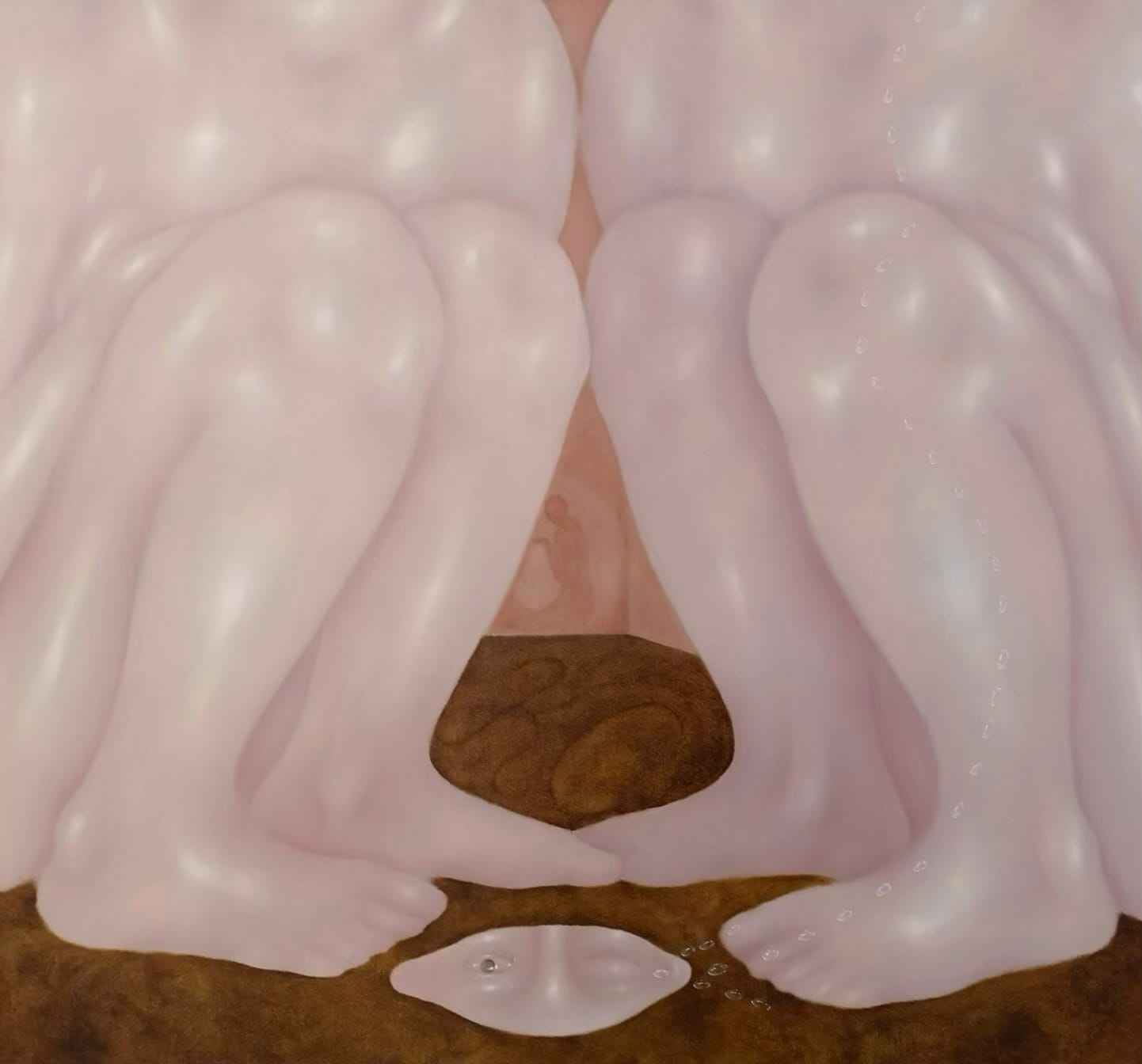 Zuzanna Mazurek, detail painting, has gallery, pink