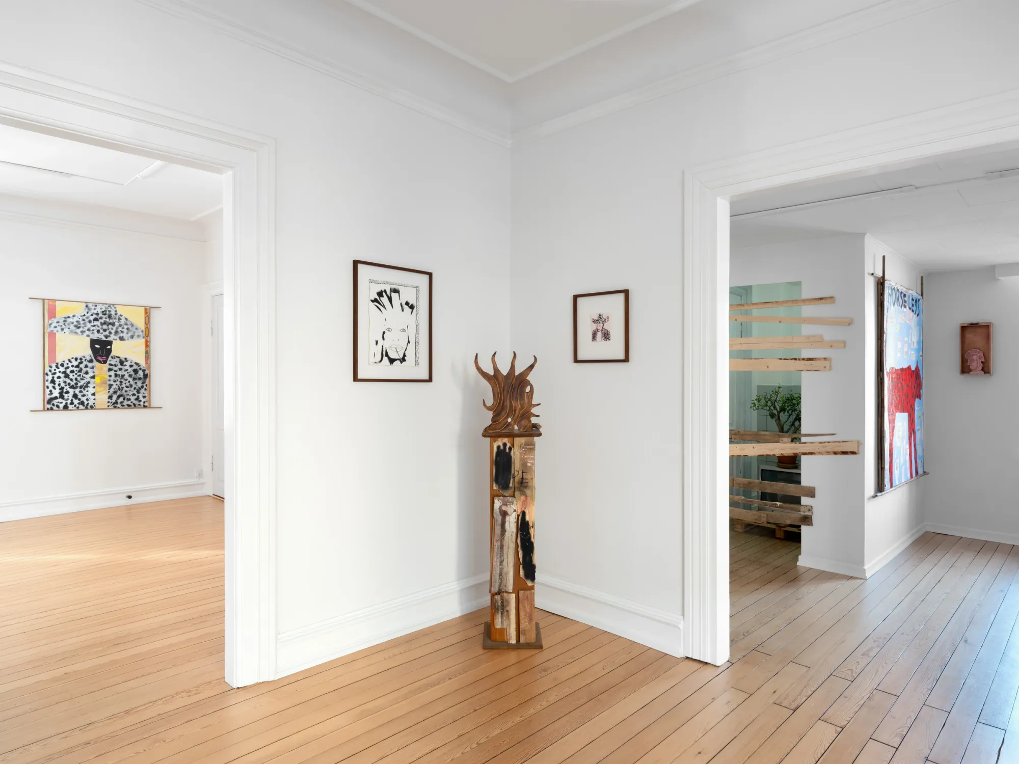 Gallery Fusion, current exhibition grihodda on view, sculpture and painting work