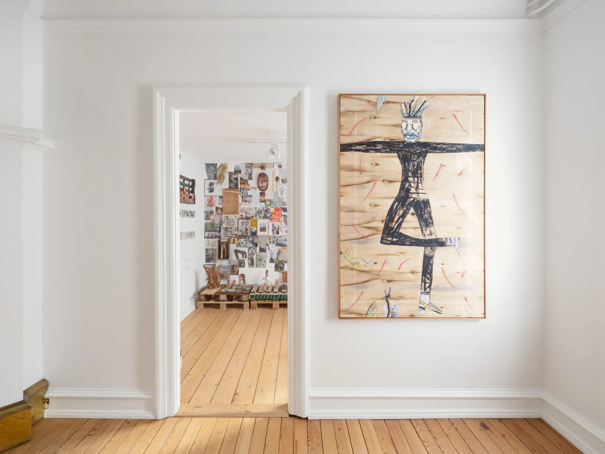 Gallery Fusion installation view with works by artist rune