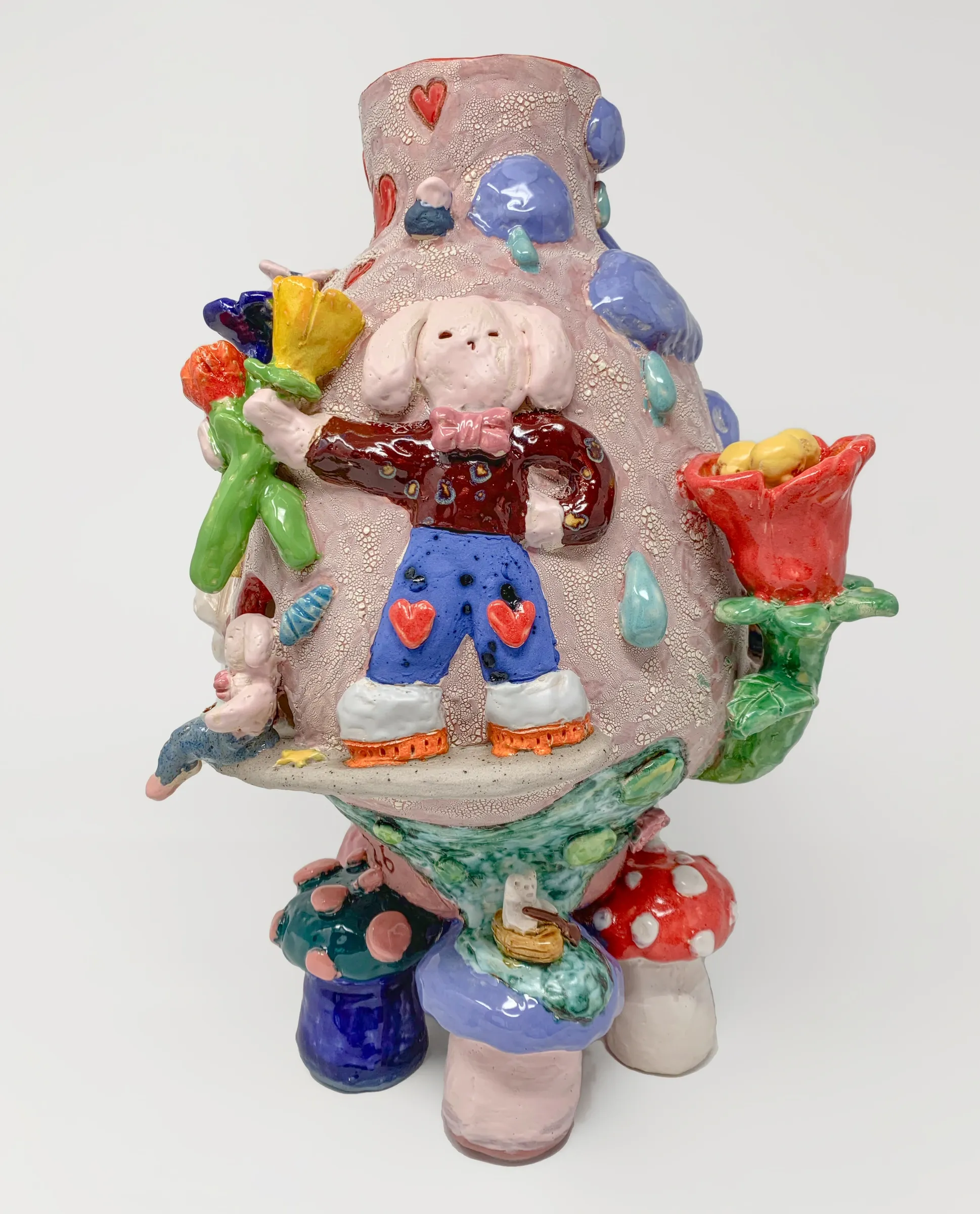 super future kid studio view Ceramic vessel sketches and works in progress, artist studio, 2026