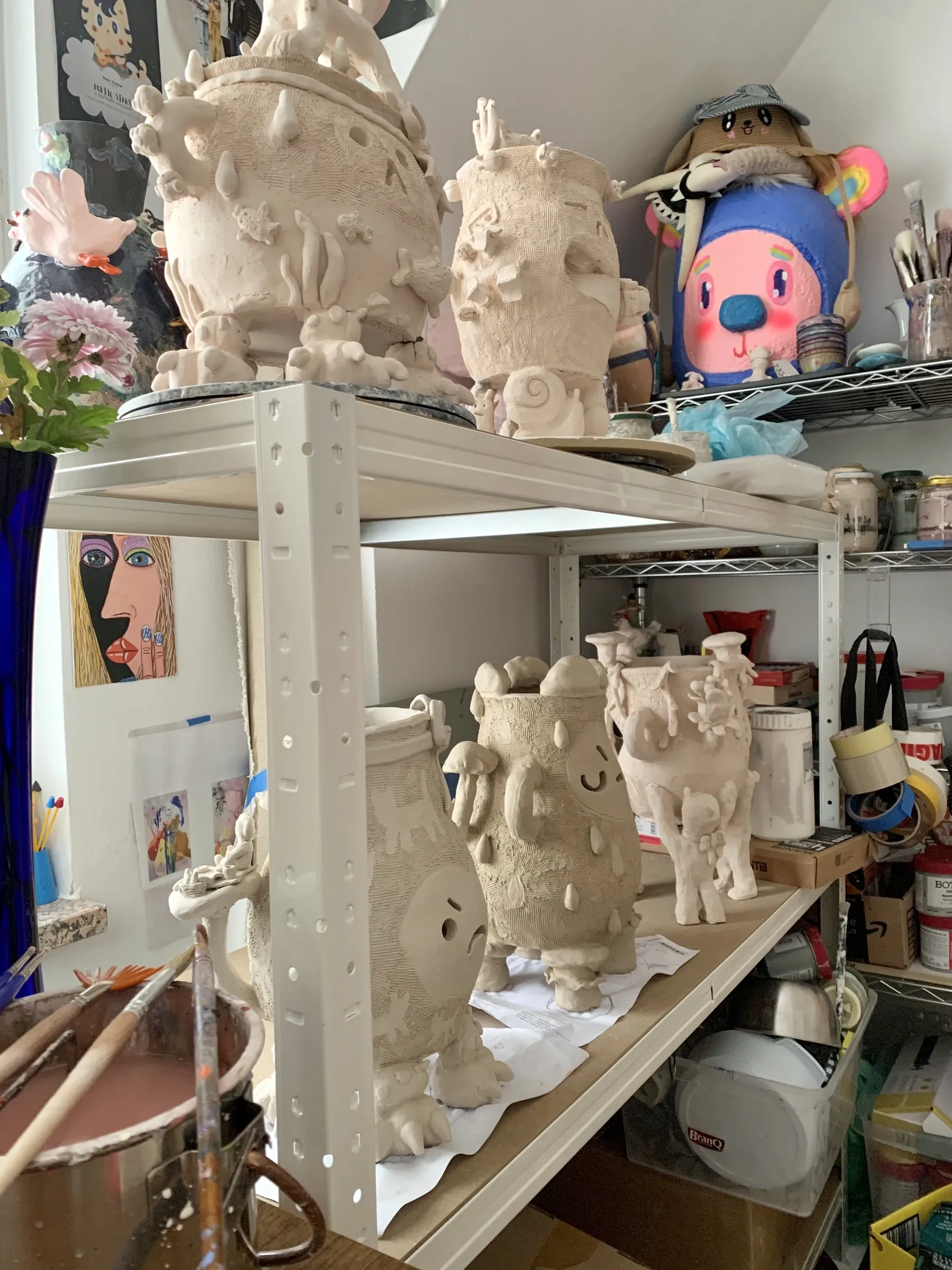 super future kid artist studio , Germany, new works , catapult contemporary studio visit