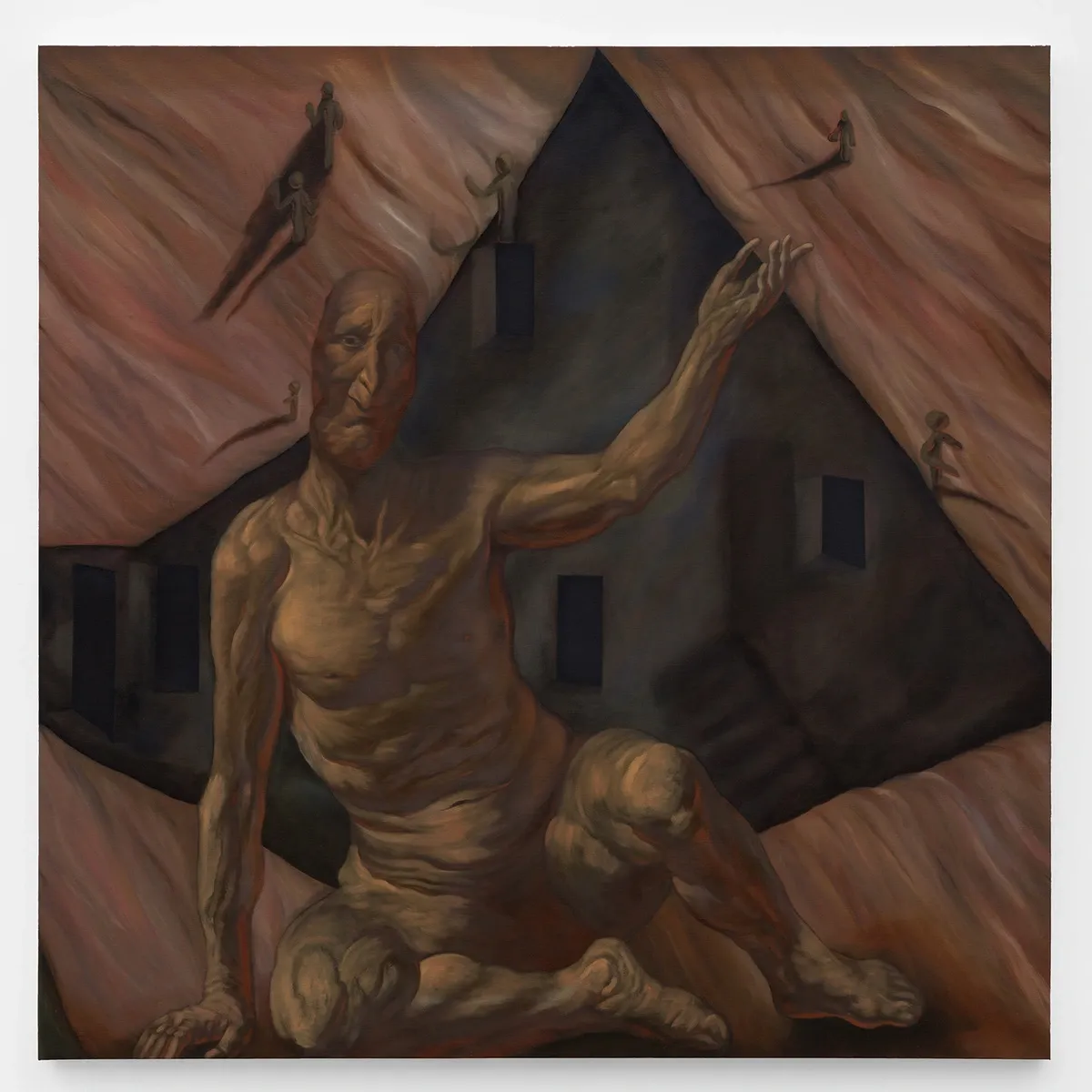 Justin Ortiz, Summoner, 2026, oil on linen, figurative painting, Will I Live Again, Babst Gallery, Los Angeles