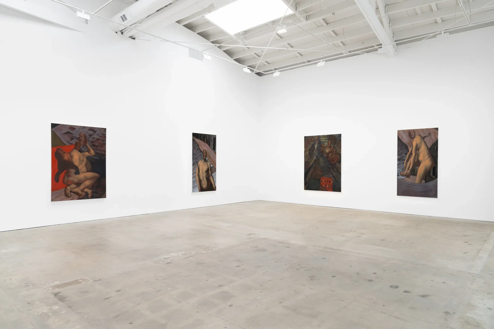 Justin Ortiz, Will I Live Again, Babst Gallery, Los Angeles, 2026, installation view wide room view