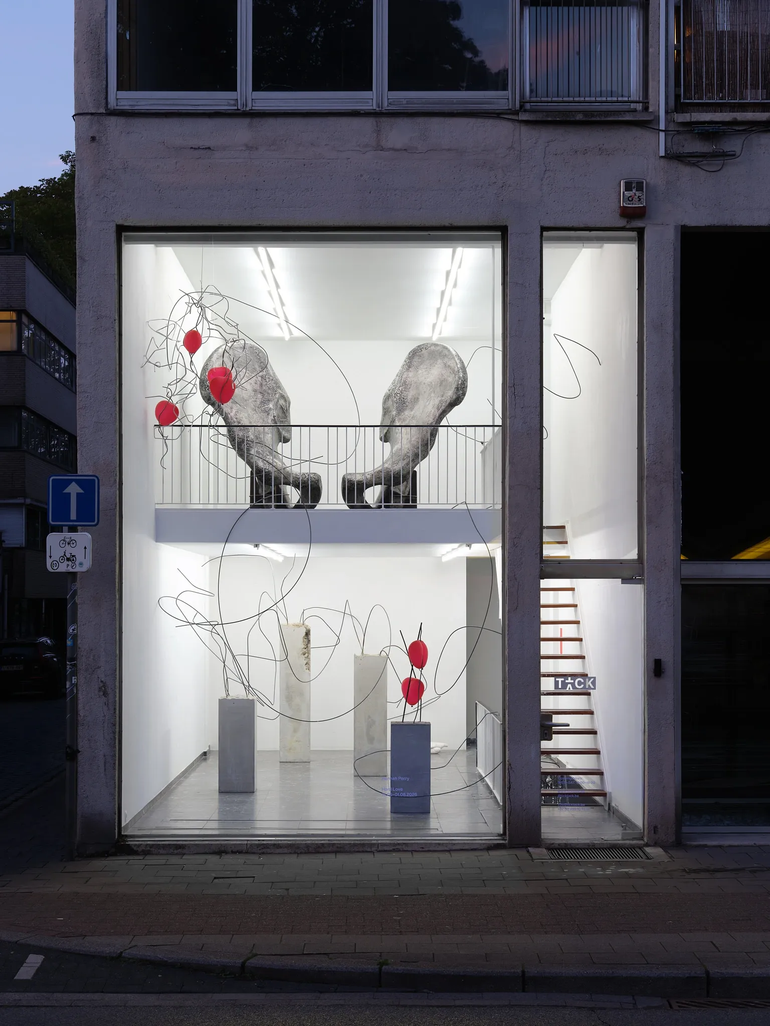 Hannah Perry, Hard Love (exterior view), 2026. Courtesy the artist and Tick Tack, Antwerp. Catapult Contemporary