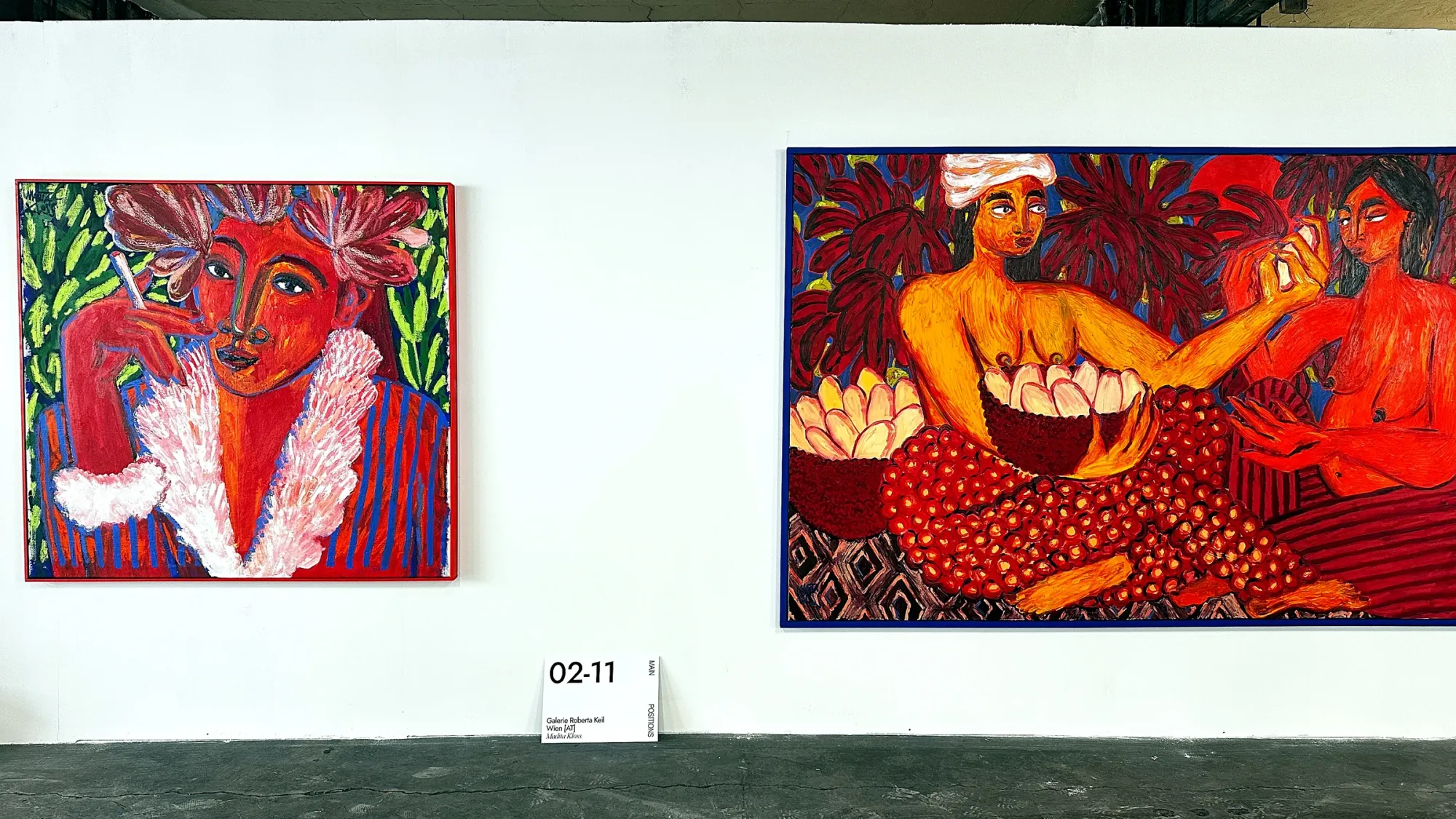 Madita Kloss paintings presented by Galerie Roberta Keil at Astoria Art Show Vienna 2026.