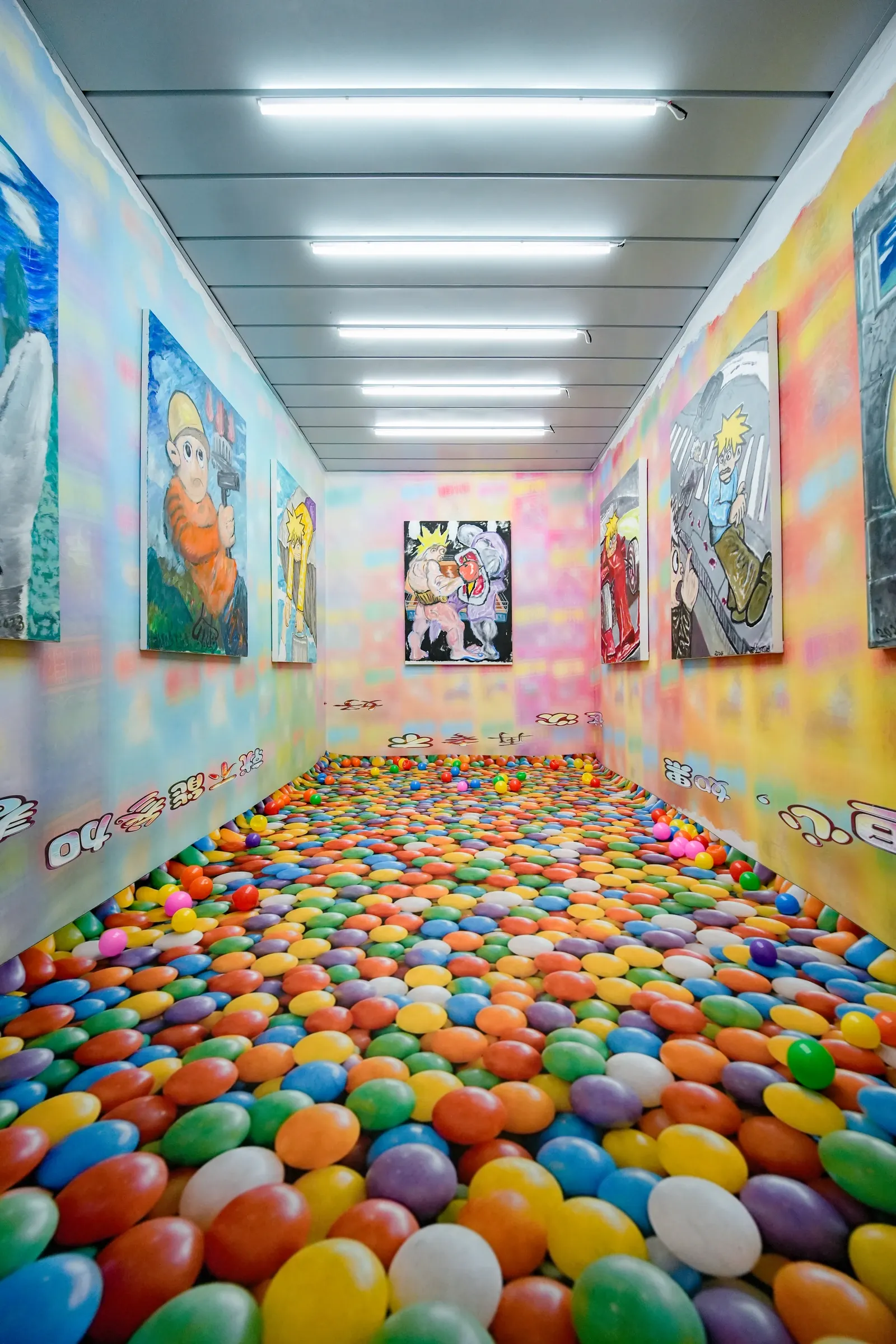 Zhang Ting, TechDiumMory, interior installation view, TANK Shanghai, catapult contemporary art platform review