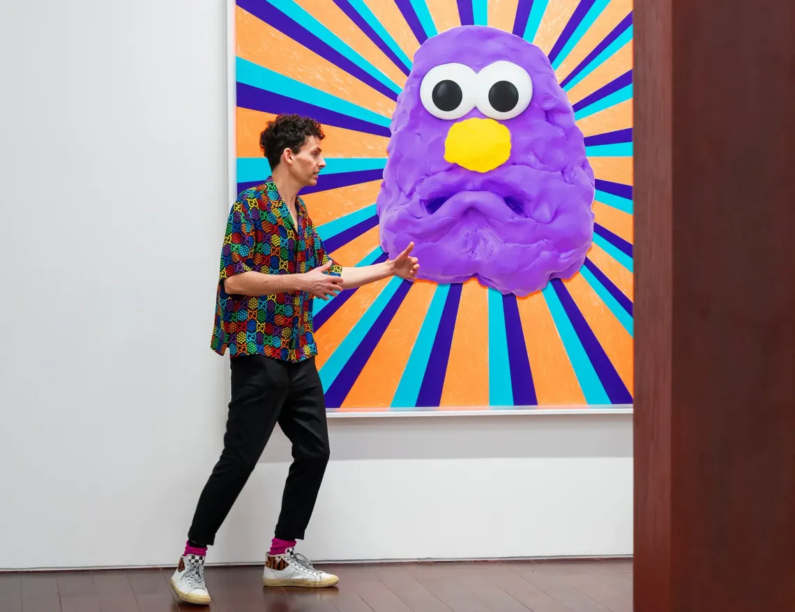 Miguel Delie - Catapult Contemporary, artist in focus, art portrait with where art meets childhood dreams