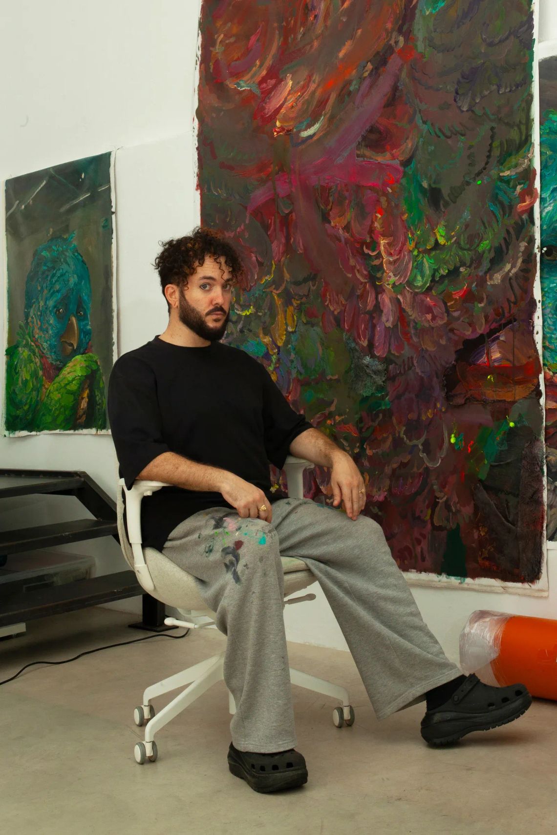 Can Painting Hold a Body That Refuses to Settle? Michele Gabriele Between Image and Presence