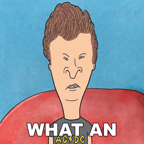 Cartoon from Beavis and Butt-Head showing a disgusted face with “ASSHOLE” text below; meme for *Monday Bitch #1 – The Thank-You