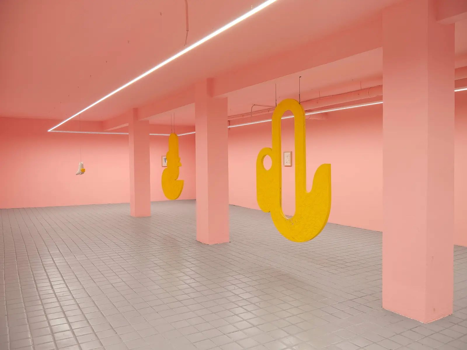 Bianca Barandun, artist in focus, art Installation, hollow bones currently on view at Marc bibiloni gallery