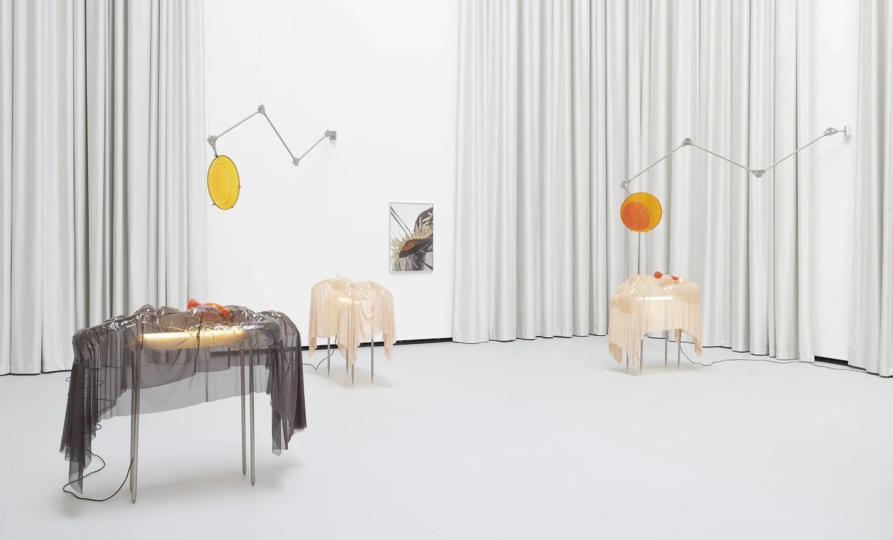 Installation view of still (a little life) at PART International Art Residency Austria featuring Pakui Hardware, Vienna, 2026