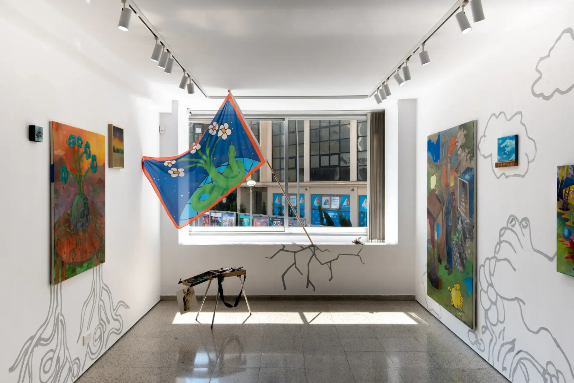 Yeti, The Greatest Nation Ever, installation view The Edit Gallery, Limassol, 2026 catapult exhibition submission 