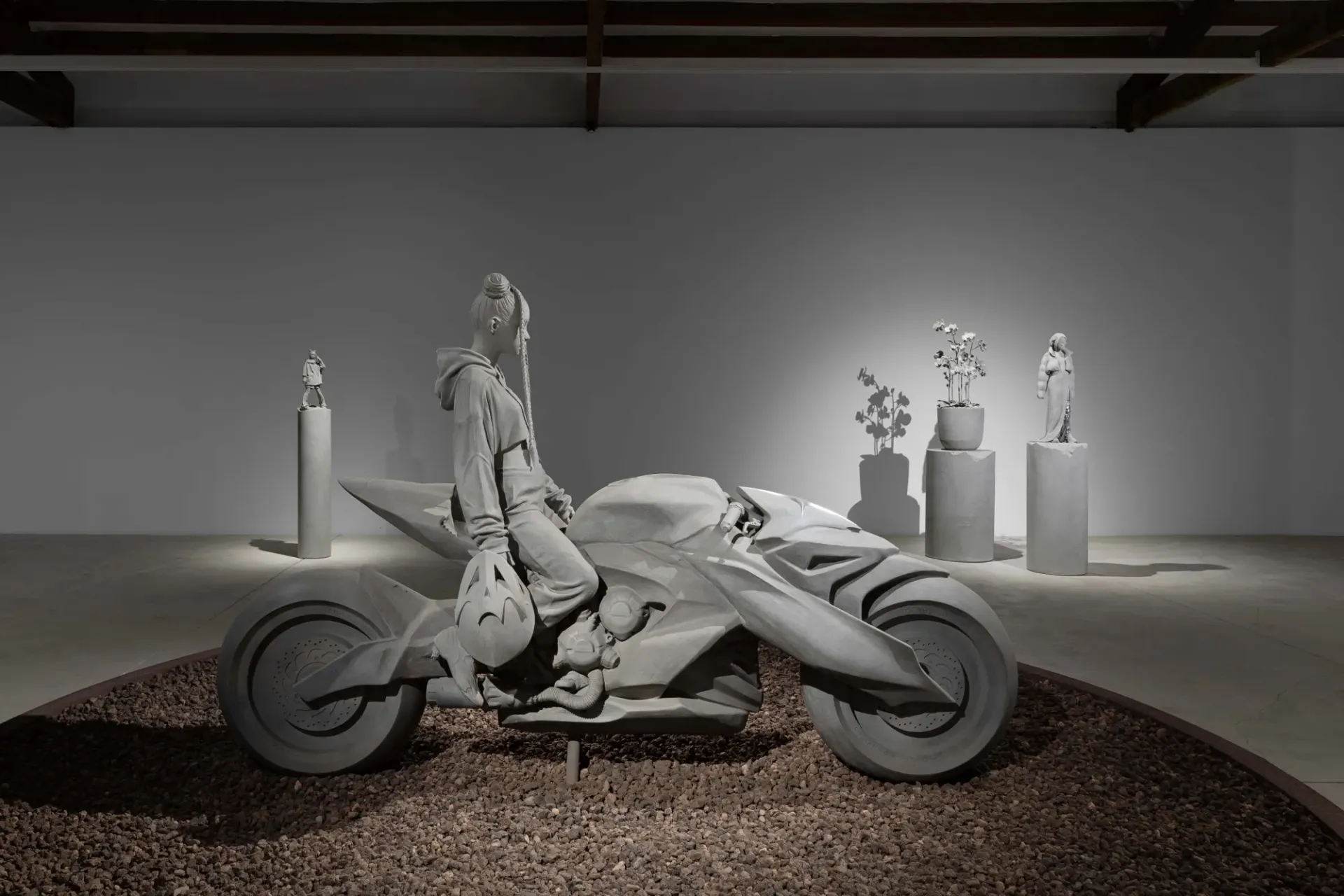 Alejandro Monge, Synthetic Future, LA BIBI Gallery, Palma de Mallorca, wide room installation view