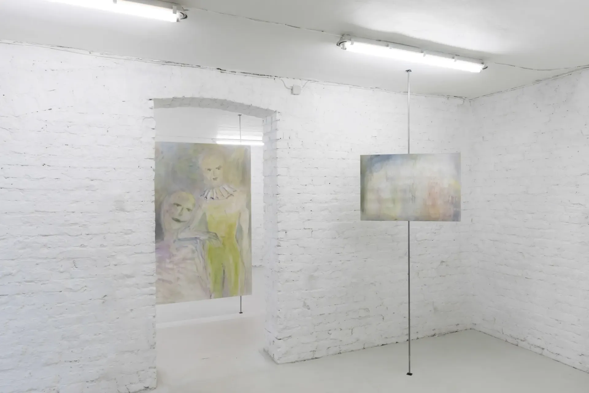 Catapult Contemporary feature. Exhibition review of Krys Huba: falling into you at soft power, Berlin, 2026.